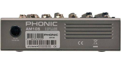 Consola Phonic Am105 Oferta Usada De Exhibicion