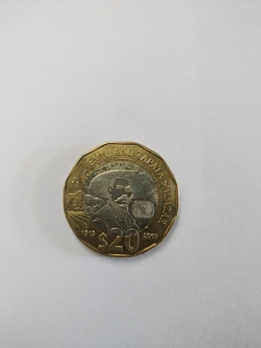 Moneda Nacional Mexicana De $20 Edición Conmemorativa 100 Ez