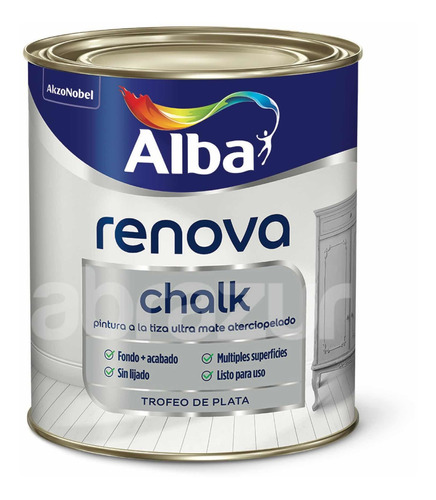 Chalk Paint Pintura A La Tiza 1lts Alba Todos Los Colores