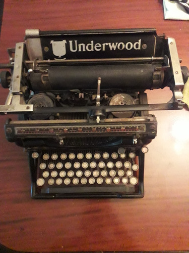 Maquina De Escribir Underwood Usa 1900 - Excelente Estado