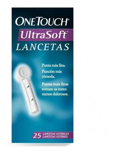 One Touch Ultra Soft C/25 Lancetas Estériles