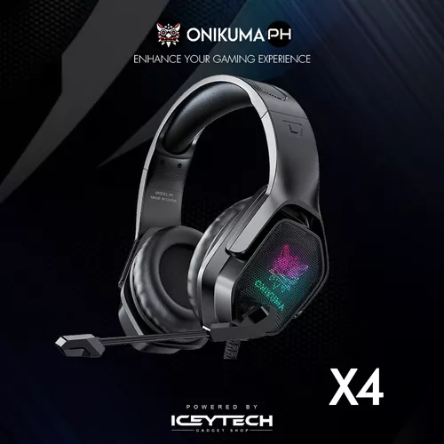 Comprar ONIKUMA X4 Negro - Auriculares Gaming