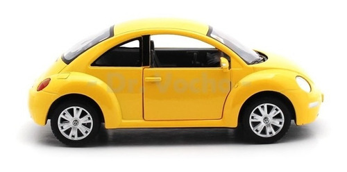 Imagen 5 de 9 de Amarillo Volkswagen New Beetle Escala 1:24 Colección