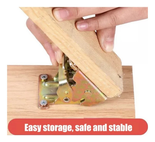 4 Soportes For Patas De Mesa, Bisagra Plegable En 90 Grados