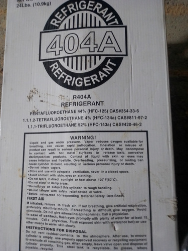 Refrigerante 404a