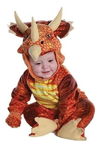 Traje Infantil Cosplay De Dinosaurio Bebé Triceratops Rojo