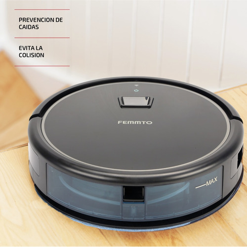 Imagen 8 de 10 de Robot Aspirador Femmto Inteligente Automática Trapeadora App
