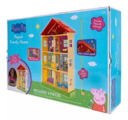 Cenário Casa Gigante da Peppa (11 Peças Inclusas): Peppa Pig