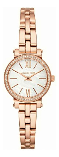 Mkswc Mk3834 Reloj Extensible Acero Oro Rosado, Caratula