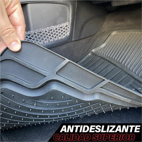 Cubre Alfombras Auto 3 Piezas Ultra Pesada Completa Goma Pvc