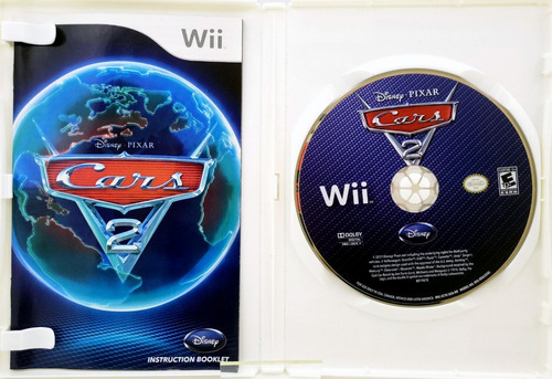 Jogo Cars 2 Nintendo Wii Mídia Física Pronta Entrega Loja