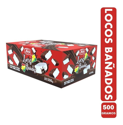 Locos Bañados - Marshmallow De Fruna (caja Con 500 Gramos