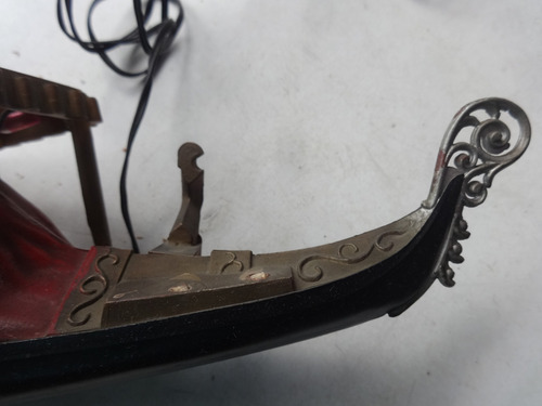 Lancha Antigua Gondola Venezia Veneciana Souvenir Restaurar (Usado)