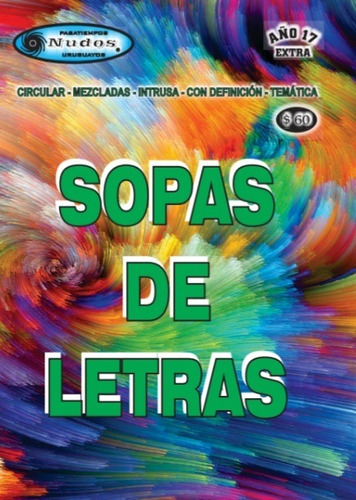 Sopa De Letras Crucigrama Revistas Libros Pasatiempos