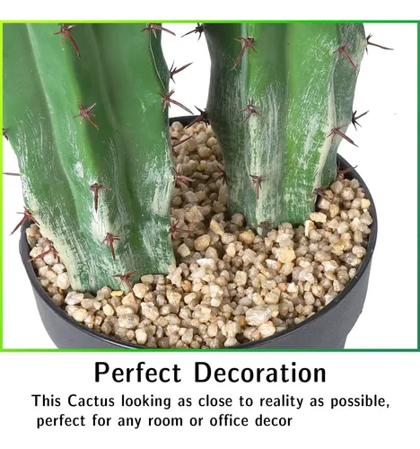Anthouseplant Cactus Artificial De Cactus Grande Falso De 36