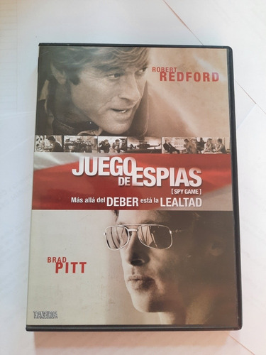 Juego De Espías / Robert Redford + Brad Pitt / Dvd