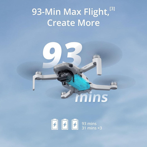 «dji Mini 4k Fly More Combo Drone 4k Cámara Uhd De 3 Ejes