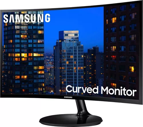 Monitor LED 24 Samsung Curvo Full HD 1080P 60Hz 4Ms Negro - Digitalife eShop