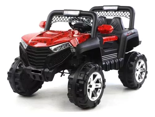 Jeep carrinho elétrico infantil c/ controle remoto menino menina