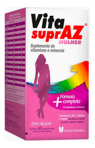 Multivitamínico Vita Supraz 60cp - União Química