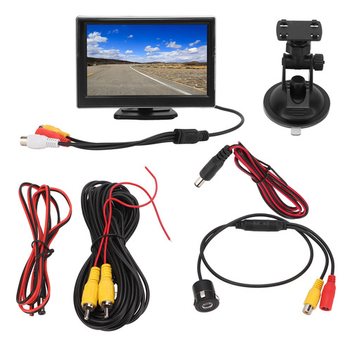 Kit De Sistema De Cámara Trasera Con Pantalla De Marcha Atrá