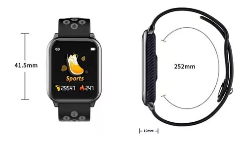 Reloj Inteligente Smart Watch Mide Presión Arterial Cardiaca