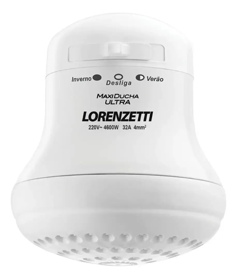 Chuveiro Elétrico de Parede Lorenzetti Maxi Ducha Ultra Branco - foto 3