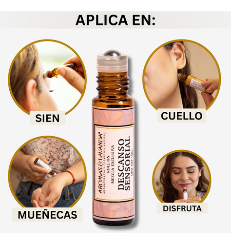 Roll On Relajante, Descanso Sensorial, Aromaterapia, Sueño
