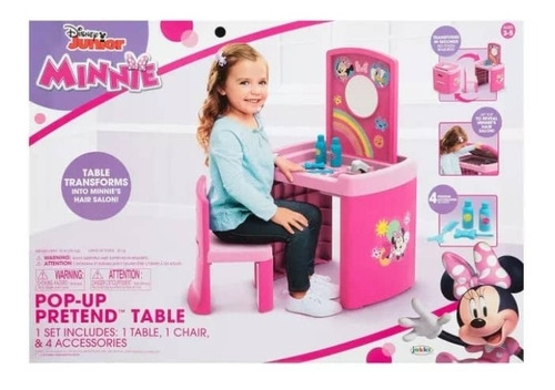 Imagen 1 de 3 de Minnie Mouse Peinadora Tocador Para Niñas
