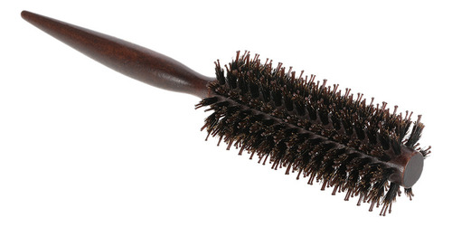 Cepillo De Pelo Con Cerdas, Mango De Madera Redondo Con Pein