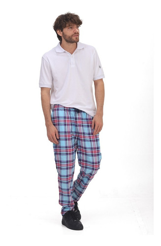 Pant Cuadros Liviano Pantalon Cuadrille Sin Genero Verano