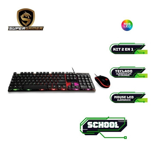 Imagen 3 de 6 de Pc Supergamer Amd E1-6010 8gb 240gb Teclado + Mouse Sg-035