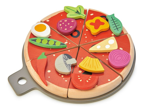 Juguete Pizza Party Tender Leaf Niños Madera Infantil Atrix®