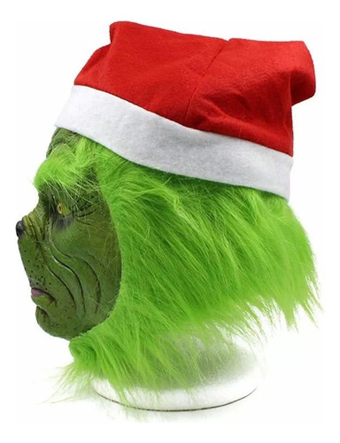 Disfraz De Navidad Con Máscara De Cabeza Completa De Látex