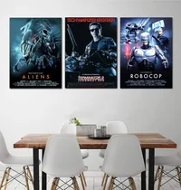 Comprar Cuadros Peliculas Retro Alien Terminator Robocop 27x42
