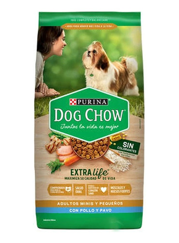 Dog Chow Adulto Raza Pequeña Pollo Y Pavo 3 Kg