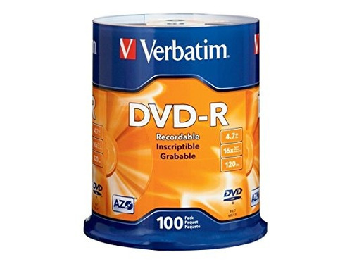 Verbatim Dvd-r 4.7gb 16x Azo Soportes De Grabación Del Disco