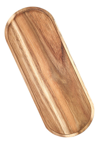 New,. Bandeja De Madera Elegante Para Servir En Ovalado