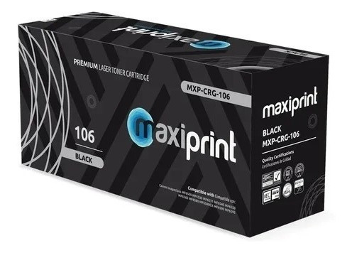 Recarga Tóner Negro Maxiprint Compatible Canon Crg-106