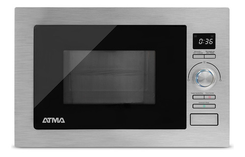 Microondas Empotrable Atma Matbds25api Con Grill Inox