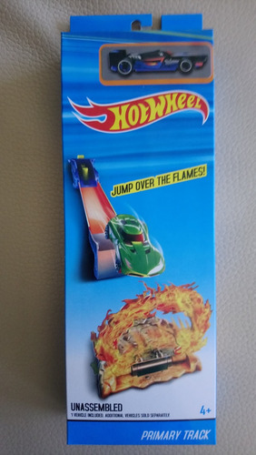 Mini Pista Hot Wheels Con Un Carrito