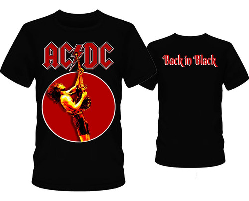 Remera Dtg - Ac/dc 12-d - Doble Estampa