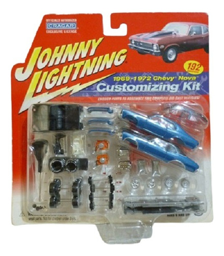 Johnny Lightning 69/72 Chevy Nova Customizing Kit - J P Cars