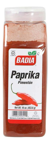 Pimenton Paprika Badia 453.6g Pimiento Paprika