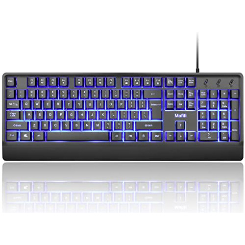 Mafiti Computer Office Keyboard Wired Usb 104 Keys Full Size