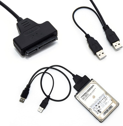 Adaptador Convertidor De Sata 7 15 22 Pines A Usb Cable...