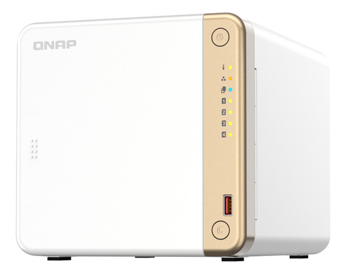 Nas Storage 4 Bahías Qnap Ts462 16gb Raid M.2 Pcie Gpu Intel