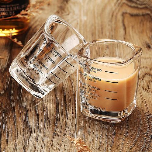 Ba 2 Vasos De Chupito Espresso Vasos De Medición Líquidos De