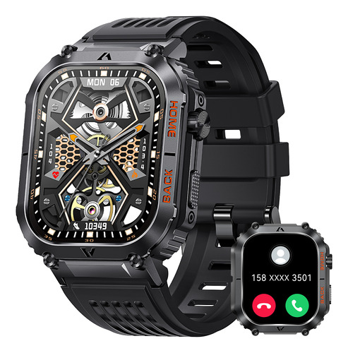 Reloj Inteligente Militar 5atm Deportivo Para Hombre