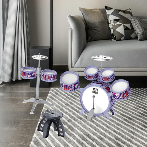 Ditdlers Jazz Drum Kit Cymbal Y Drumstick Desarrollo De